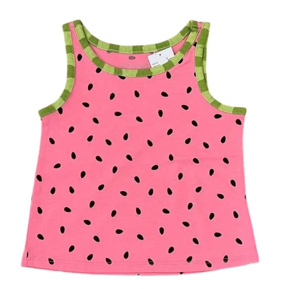NWT Children's Place Pink Watermelon Tank & Black Short Outfit - Picture 2 of 16